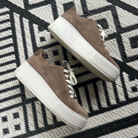 J/Slides Maya Sneaker - Taupe Soho Suede - Picture 2 of 5